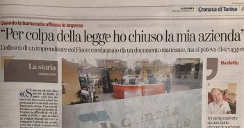 CarloFilippoFollis.name – Da La Stampa di Torino: “Per colpa della legge ho chiuso la mia azienda”
